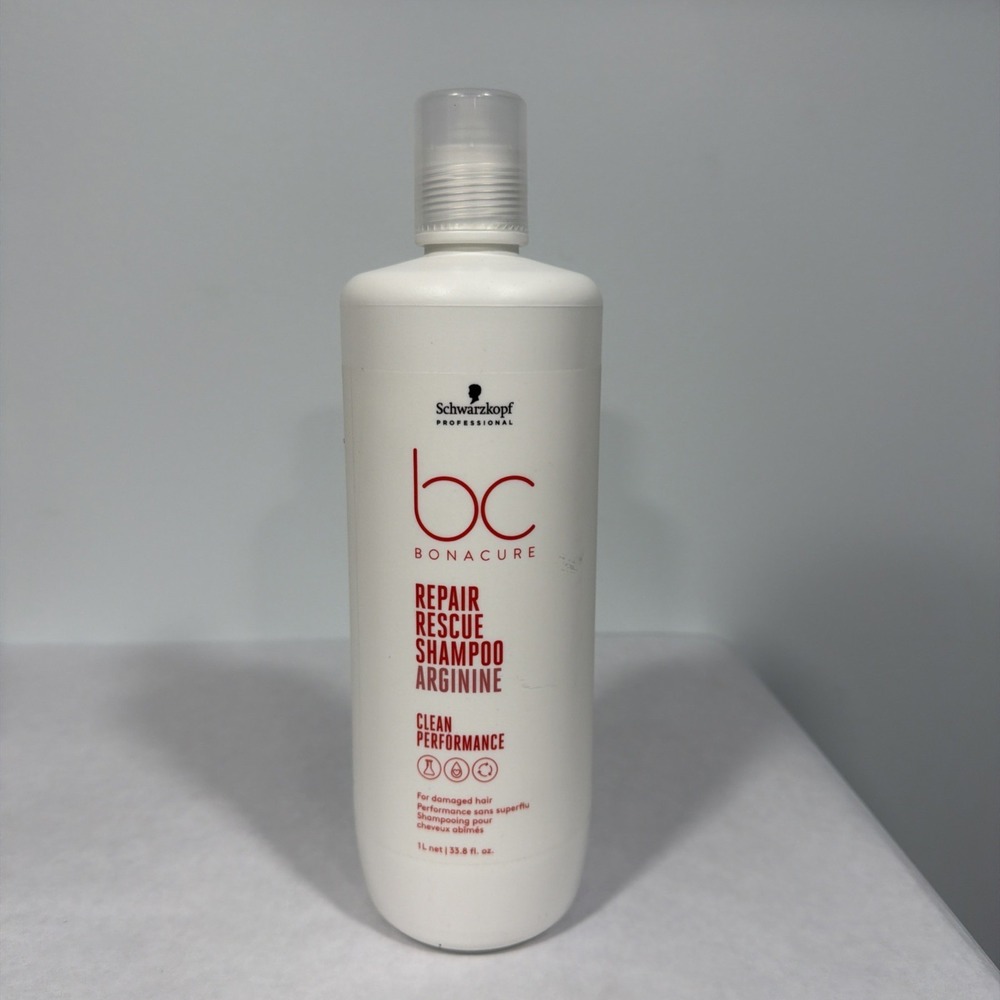 Schwarzkopf Professional Bonacure Repair Rescue Shampoo, Damaged Hair 33.8 Fl Oz